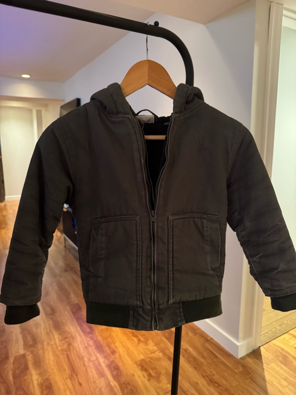 Kids Hooded Spring/Fall - Dark Gray